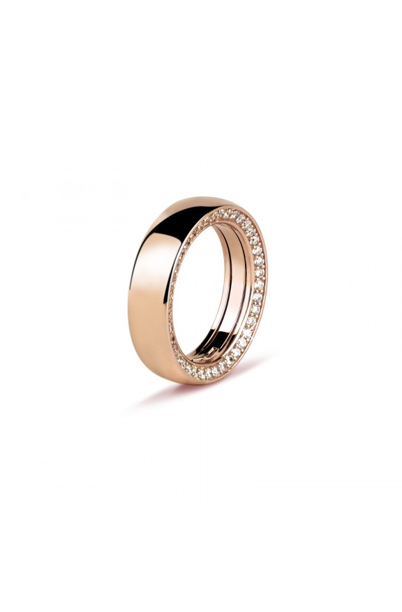 Fascia in Oro Rosa e Diamanti  - Valadier shop online