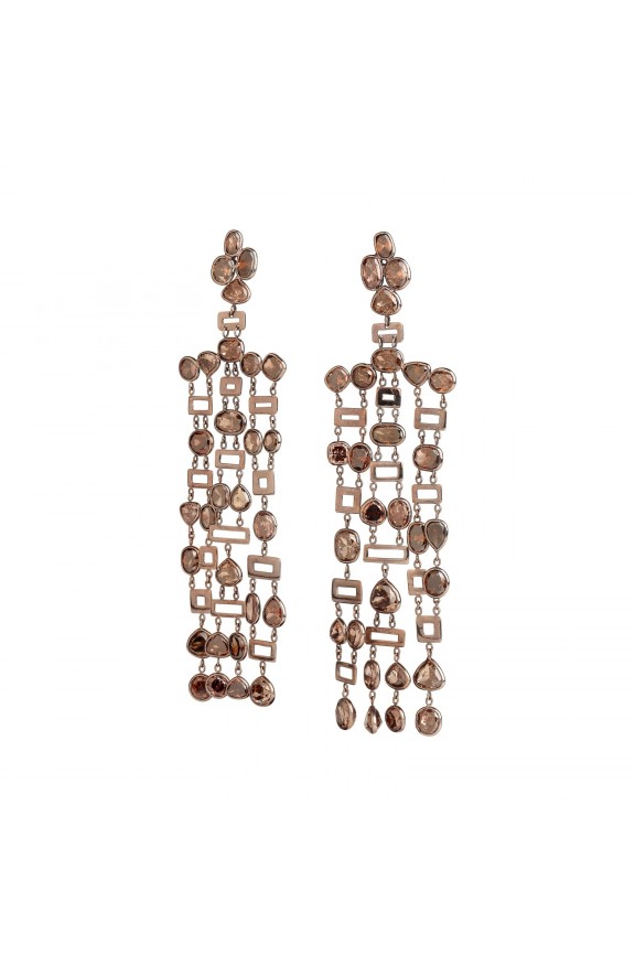 Brown diamonds earrings  - Valadier shop online