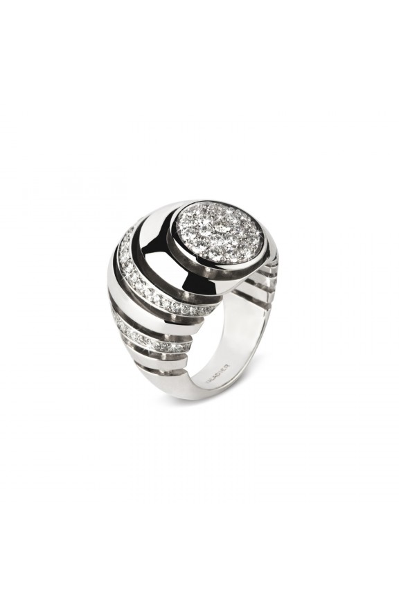 Demi pavè diamonds ring  - Valadier shop online