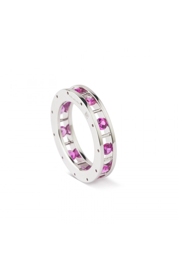 Pink sapphires ring  - Valadier shop online