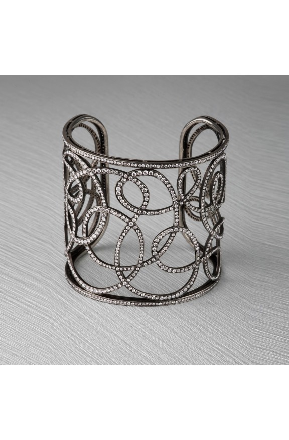 Bracciale in titanio e diamanti  - Valadier shop online