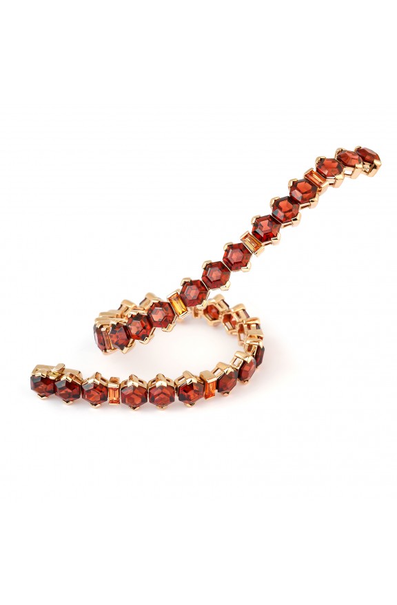 Garnets and sapphires bracelet  - Valadier shop online