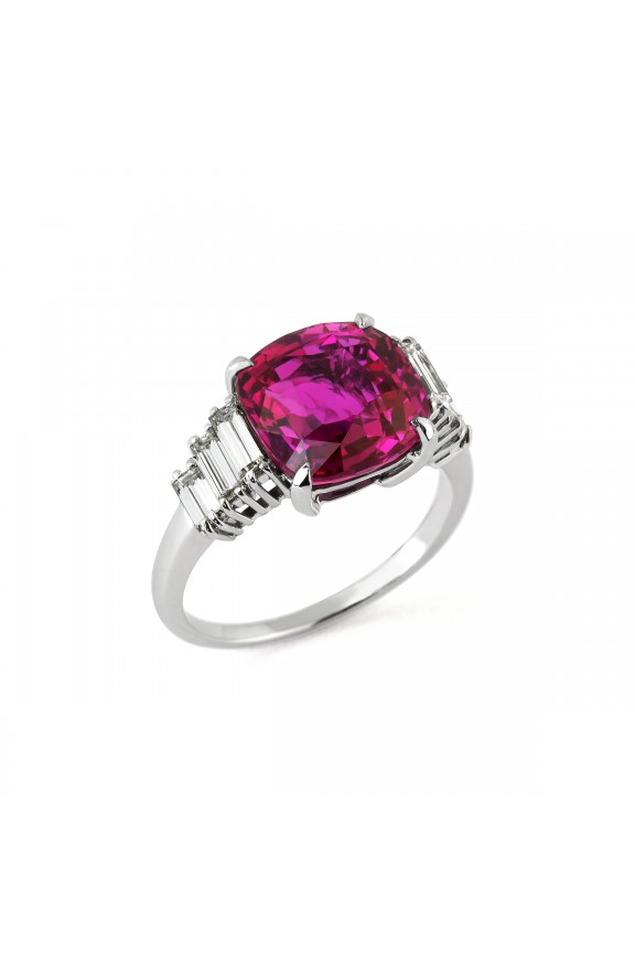 Anello con rubino e diamanti  - Valadier shop online