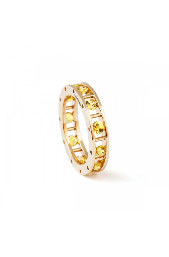 Yellow sapphires ring  - Valadier shop online