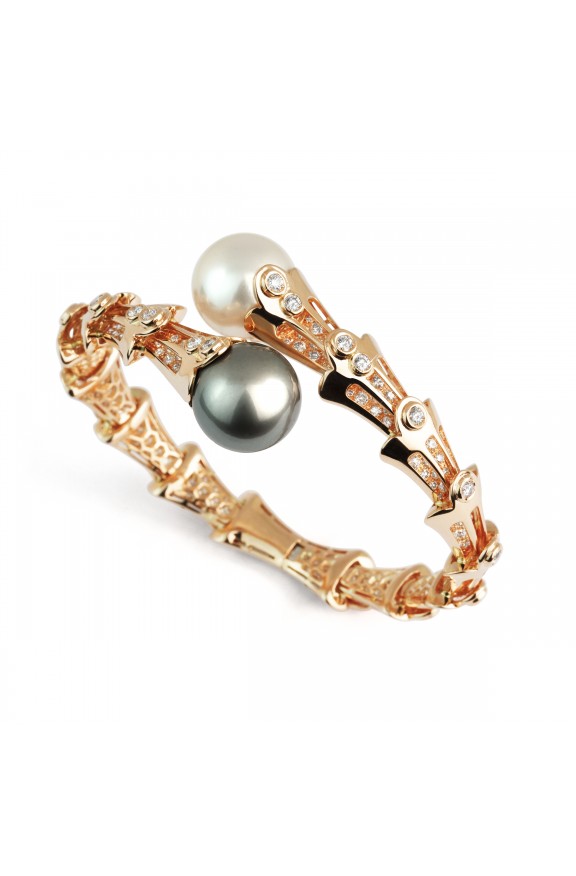Bracciale con perle e diamanti  - Valadier shop online