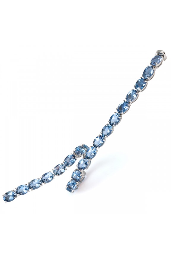 Aquamarine bracelet  - Valadier shop online
