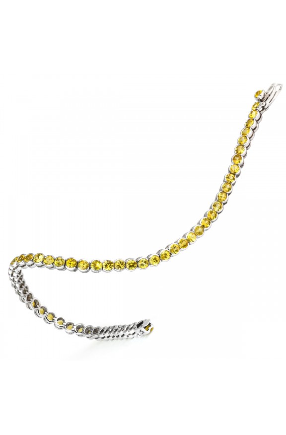Yellow sapphires bracelet  - Valadier shop online