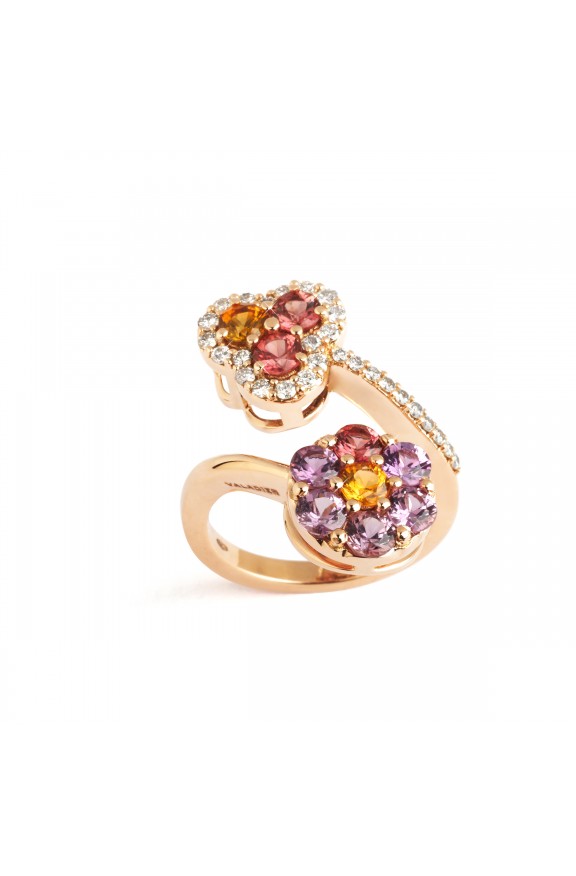 Sapphires and diamonds ring  - Valadier shop online