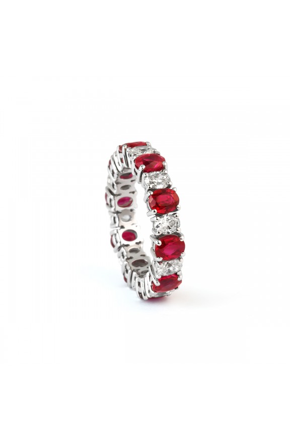Rubies and diamonds ring  - Valadier shop online