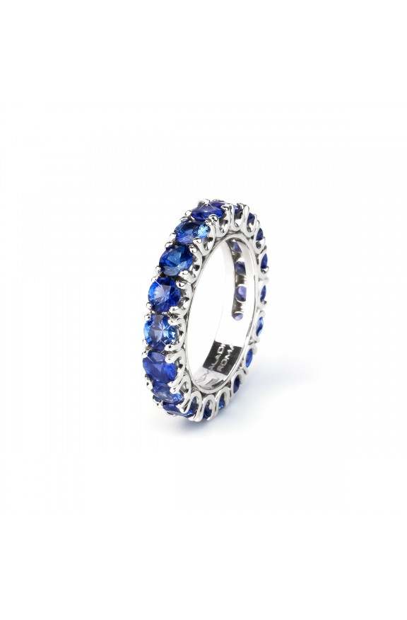 ring-eternity-sapphires-blue-white-gold-Valadier-e-shop